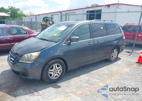 2005 Honda Odyssey Ex-L from USA, damaged, VIN 5FNRL38775B108903